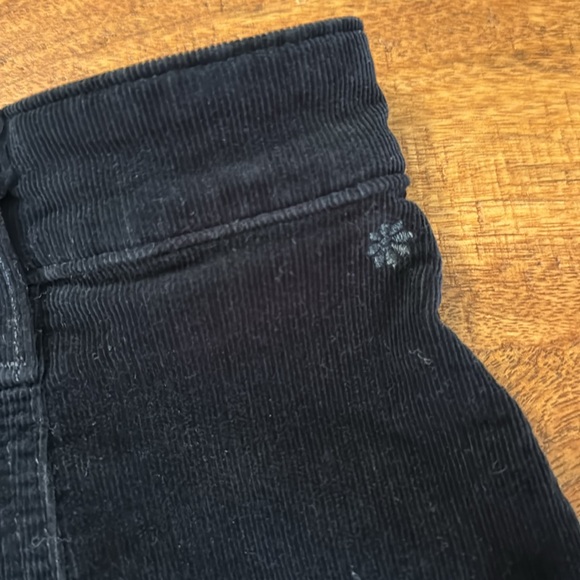 Alexa Chung x AG Adriano Goldschmied corduroy button front navy a line skirt - Picture 4 of 12